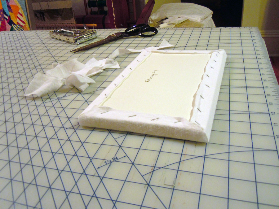 Tapestry Share Mounting/finishing method for small tapestries