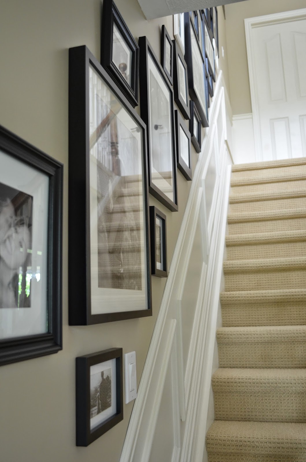 A Burst of Beautiful How To Create a Stairway Gallery Wall
