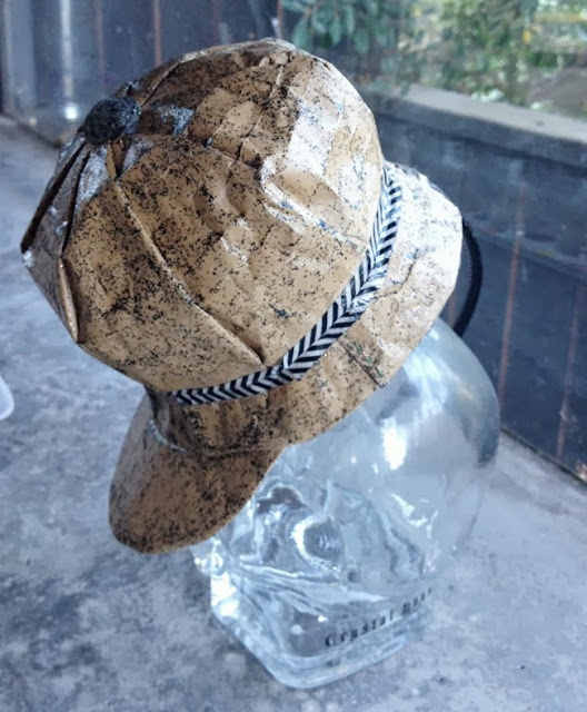 Lena Sekine DIY Paper bag hat