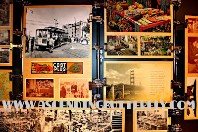 Photo Wall of Store History at Cost Plus World Market Press Media Preview Event for the New York City Store Grand Opening