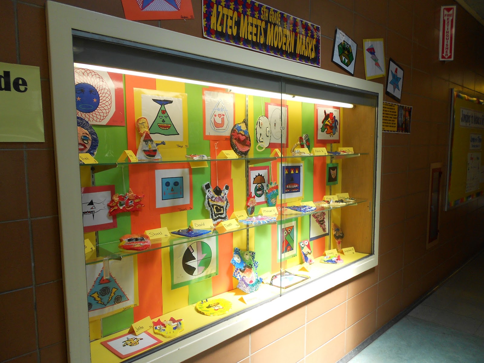 Recent bulletin boards and display cases ArtMuse67