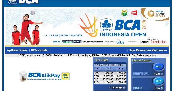 Cara Daftar A Bangking Bca Cara Daftar Internet Bangking Bca