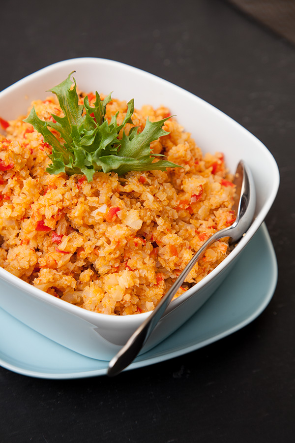 Röstitud lillkapsa paprika "riis" TOIDUJUTUD