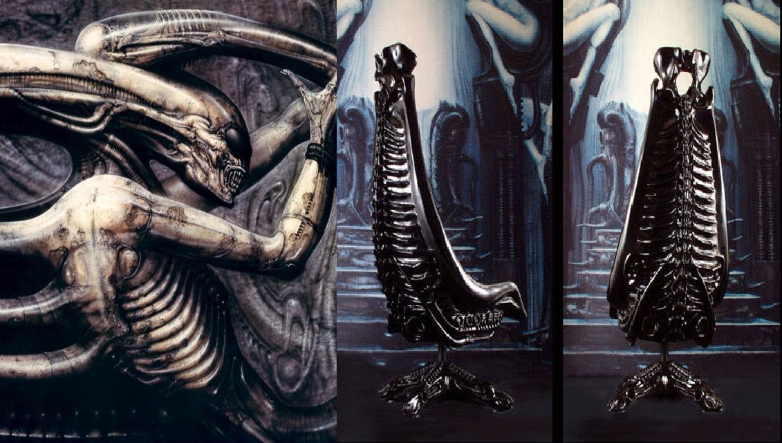 Alien (1979) - Xenomorph concept applied to furniture.