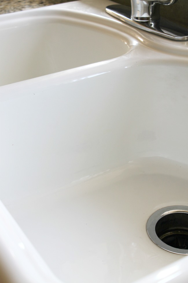 A New Sink and Faucet And how to shine up a porcelain sink The
