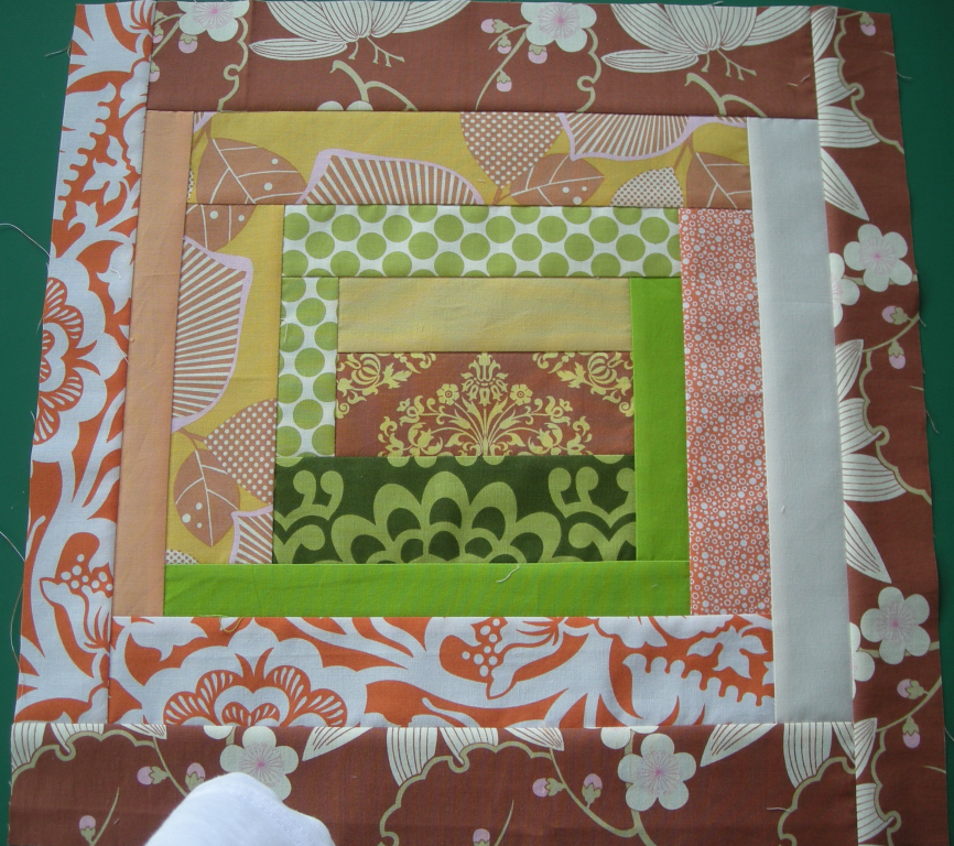 Elven Garden Quilts Wonky Log Cabin Quilt Blocks part 1