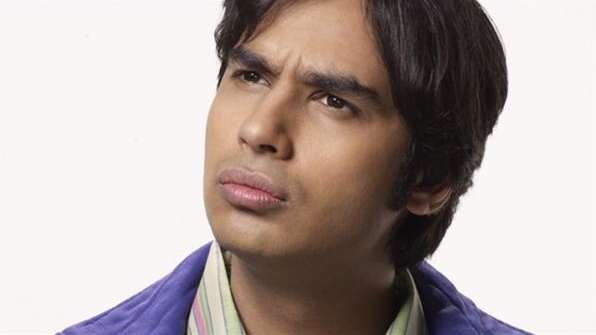 Kunal Nayyar's role in The Big Bang Theory is his first as a regular 