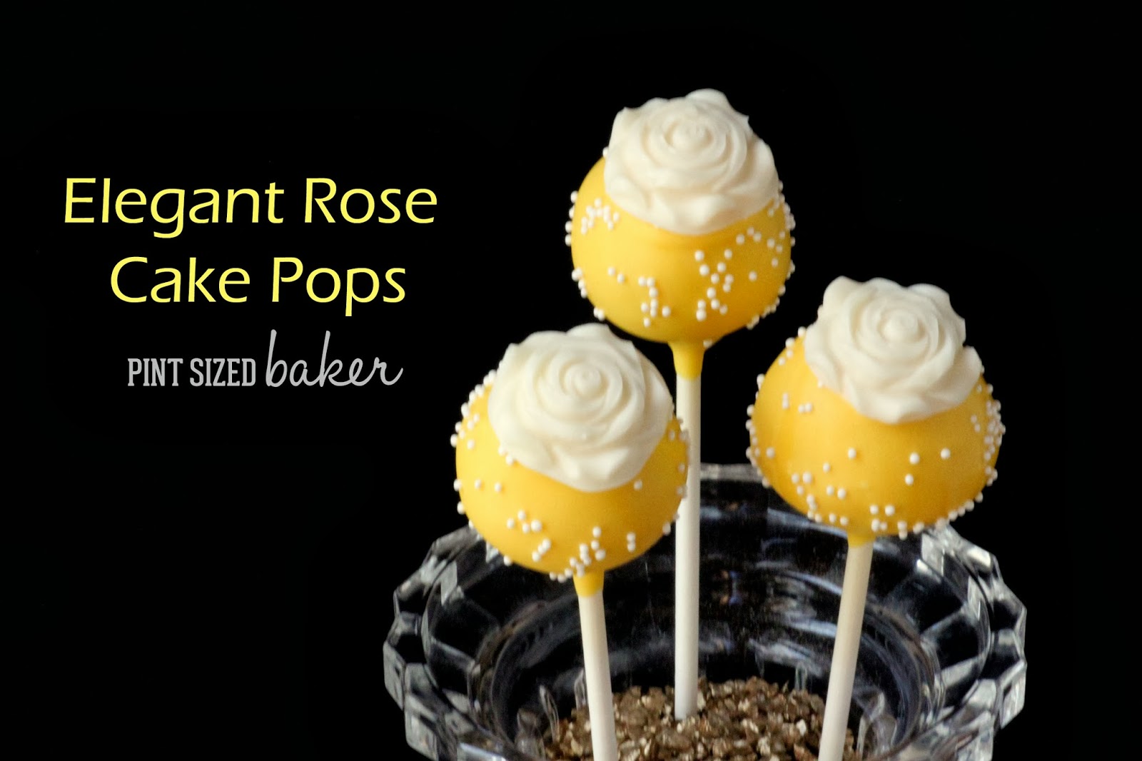 Rose Cake Pops Pint Sized Baker