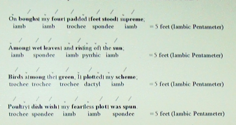 Poetry terminology antithesis