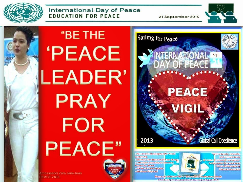 Be the Peace Leader, Pray for Peace