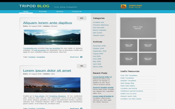 Business Magazine Free HTML CSS Website Template Business Magazine Free HTML CSS Website Template