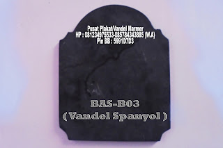 Jual Plakat Marmer Hitam | Vandel Marmer Hitam