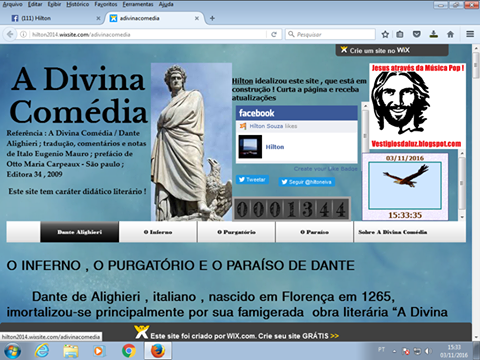 "A DIVINA COMÉDIA" EM SITE