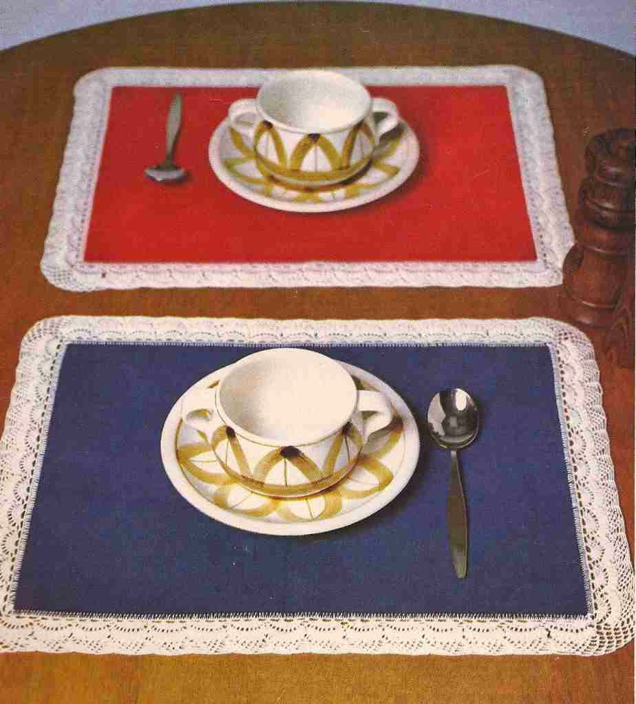 Set de mesa a Crochet