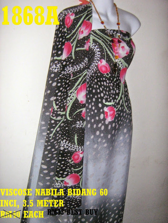 1868A: VISCOSE NABILA BIDANG 60 INCI, 3.5 METER