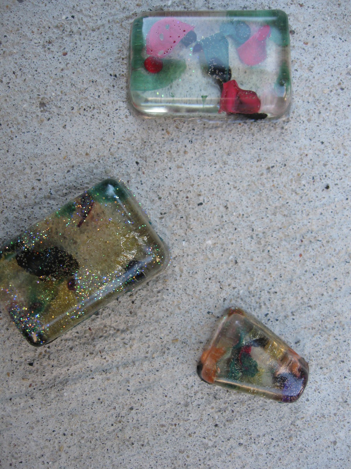 Craft Klatch ® Nail Polish Resin Pendants
