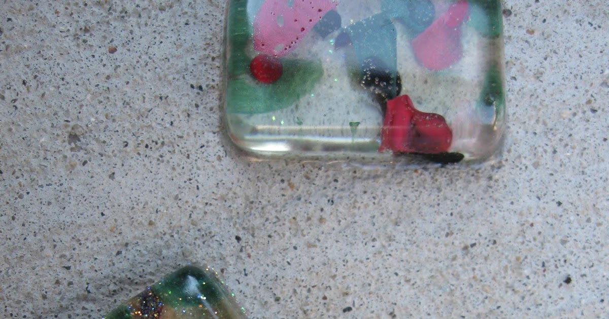 Nail Polish Resin Pendants Craft Klatch