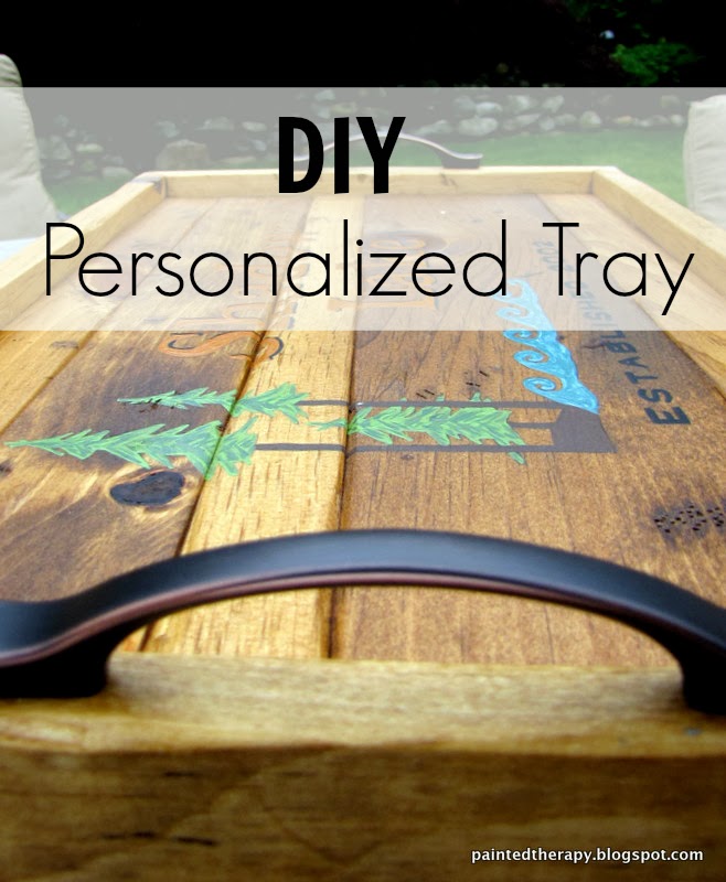 Painted Therapy DIY Personalized Tray