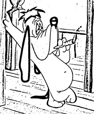 Cartoons Coloring Pages Droopy Coloring Pages
