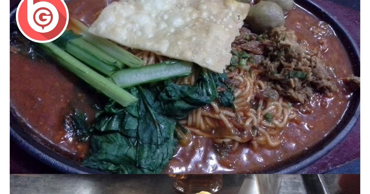 Mie Hotplate Baso Rasa rempah dan pedasnya wow! Bakso Guide