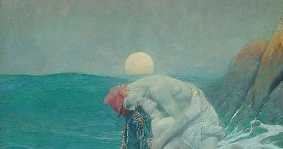 ILLUSTRATION ART: MAN AND MERMAID, 100 YEARS LATER