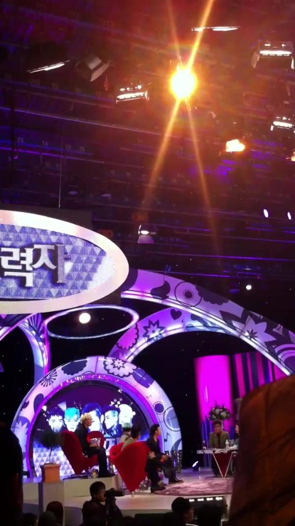 BIGBANG filming for SBS Go-Show