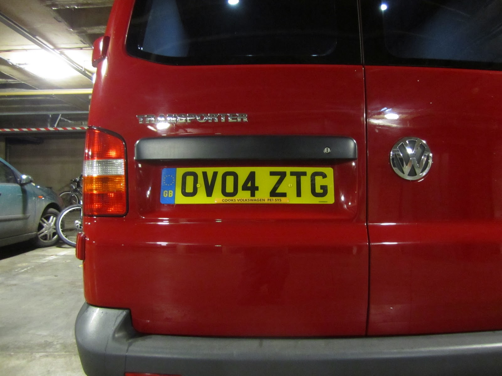 Bertha the Bus VW Transporter T30 Number plates and LED Number plate