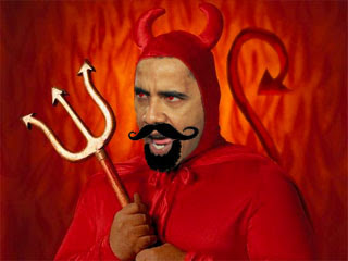 Humorous image of the devil