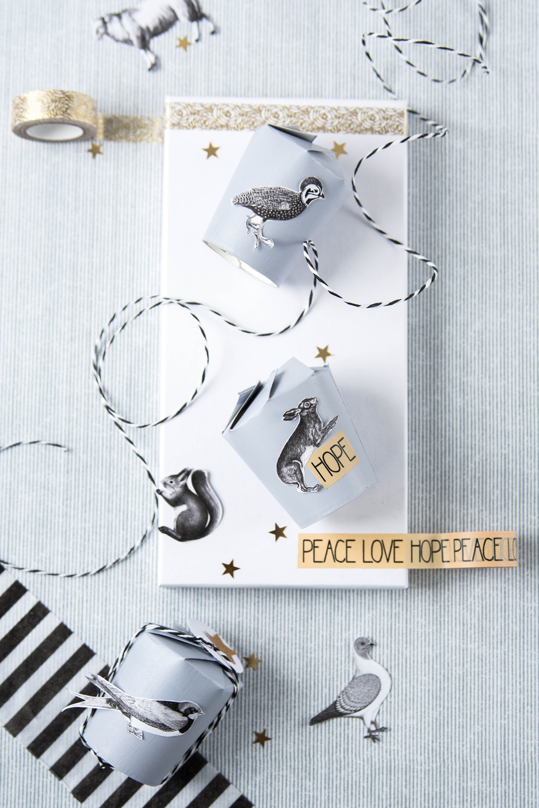 Tierische Verpackungsidee für Kleinigkeiten