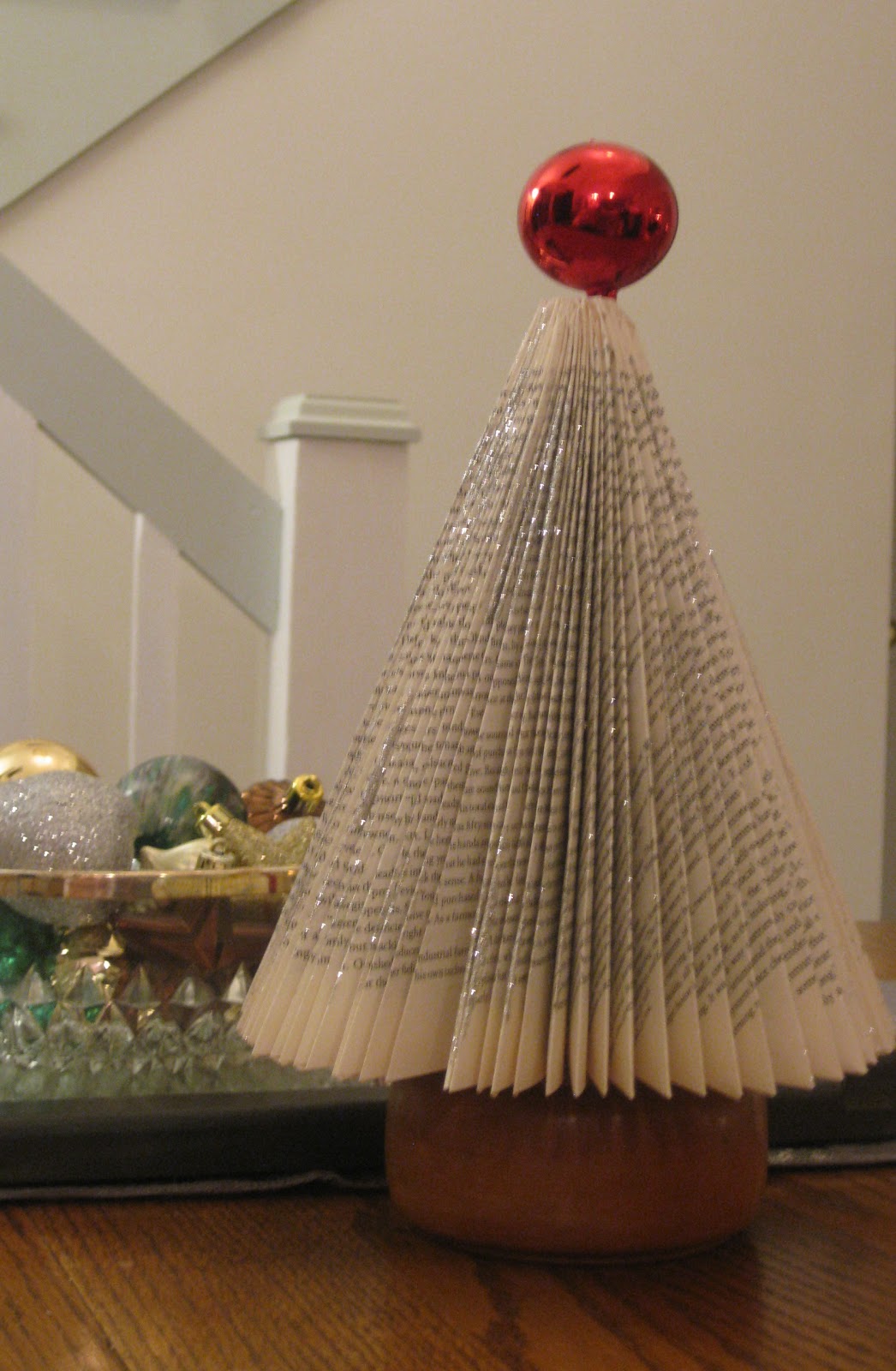 Of Sage and Sepia Making Christmas Trees From Books