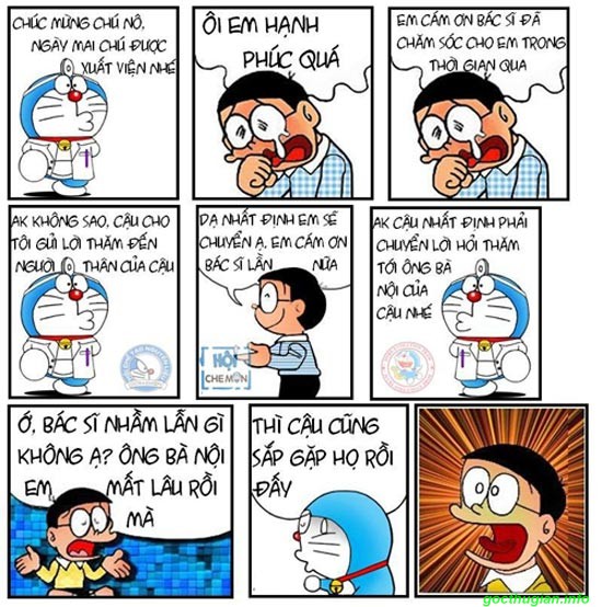 Đôrêmon chế -sôi rương mới biết mình đẹp trai hơn nhiều