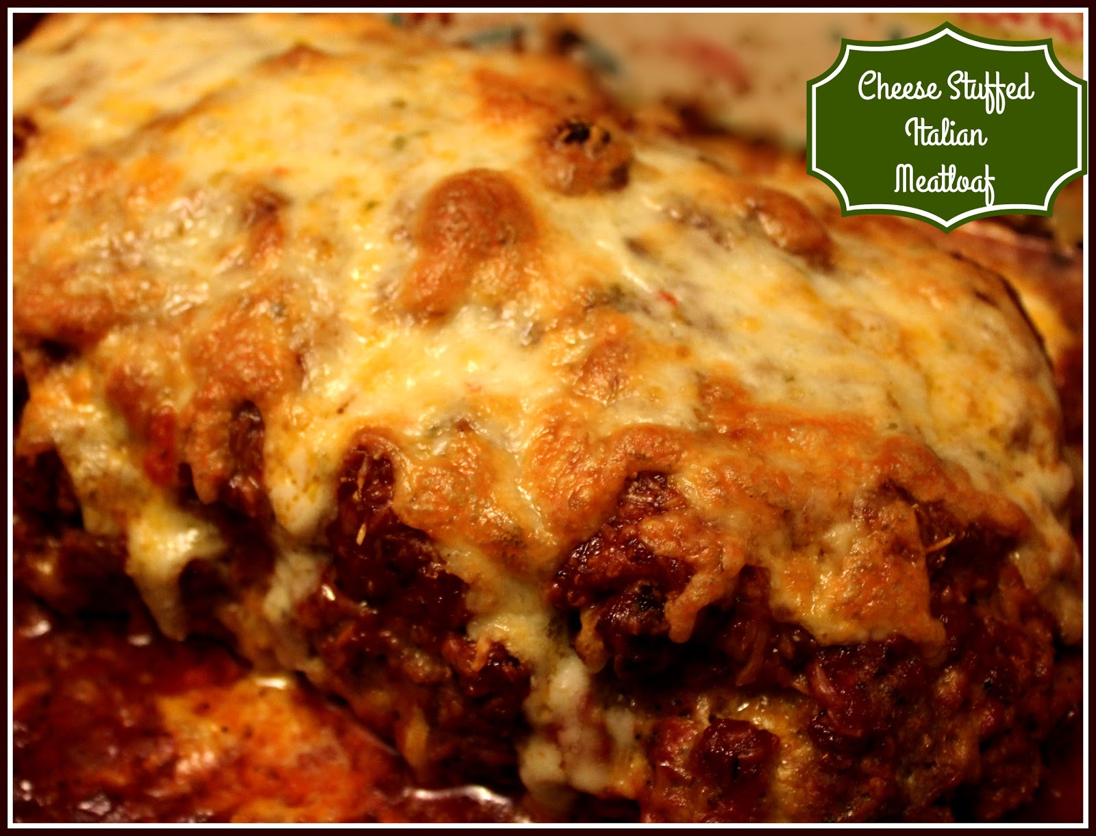 Sweet Tea and Cornbread Cheese Stuffed Italian Meatloaf!