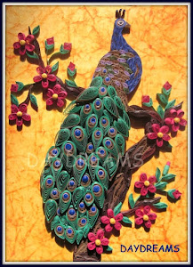 QUILLED PEACOCK