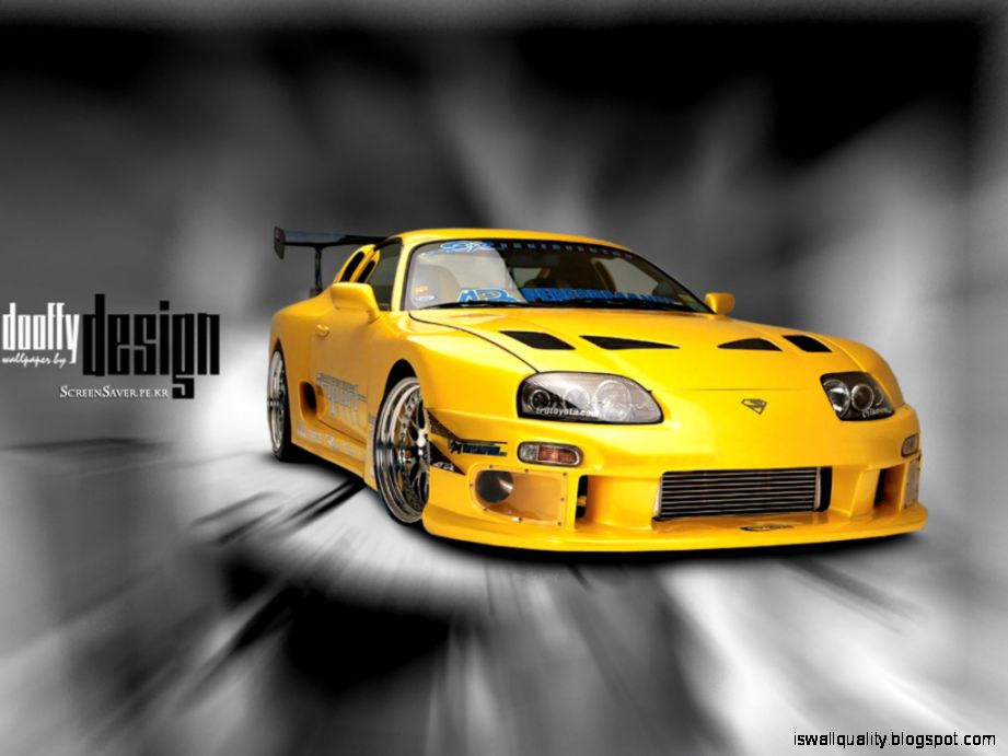 Yellow Car 3d Wallpaper