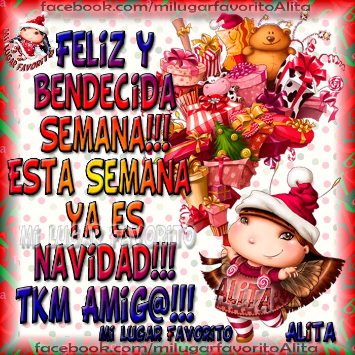 Resultado de imagen de feliz semana navideña