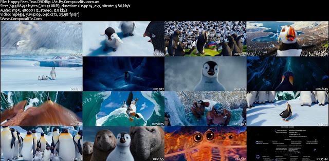Happy Feet Two 2 2011 DVDRip Español Latino Descargar 1 Link 