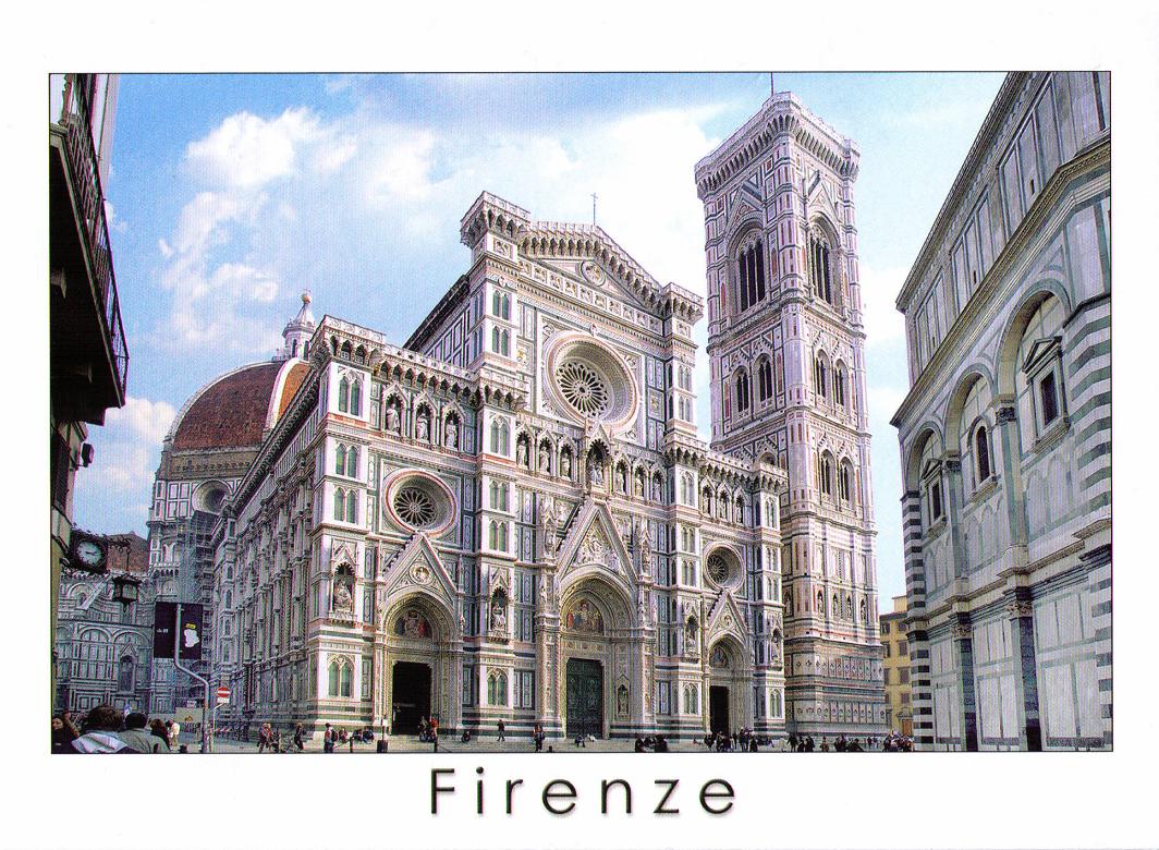POSTCARD EXCHANGE ITALY Florence (Historic centre)