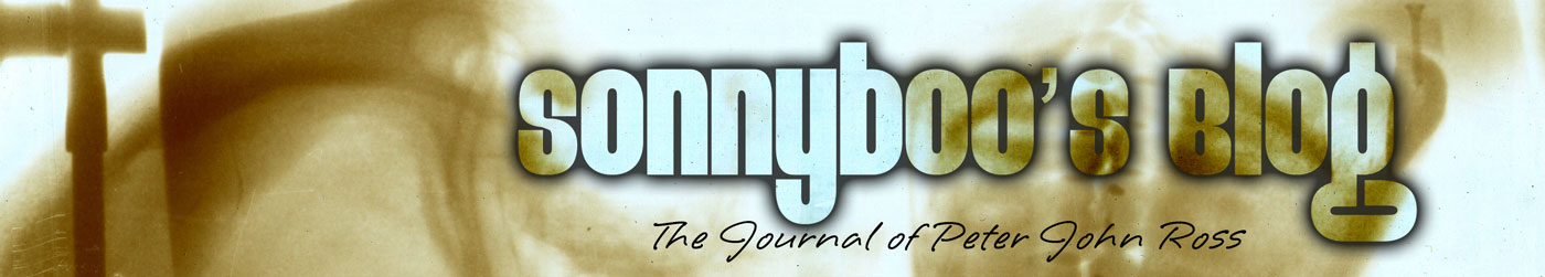 sonnyboo's blog, the journal of Peter John Ross