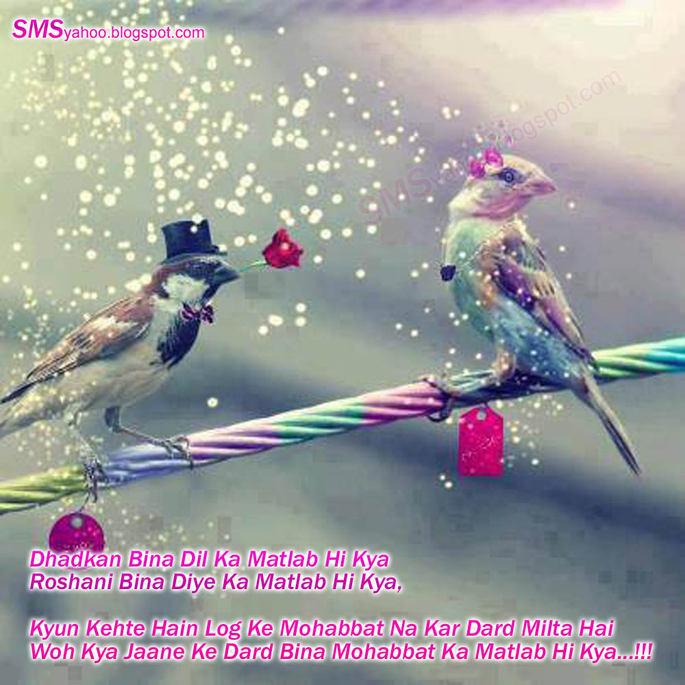 Mohabbat SMS in Hindi Dhadkan Bina Dil Ka Matlab Hi Kya SMS Messages