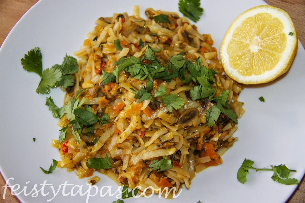 FEISTY TAPAS Thermomix noodle stirfry (recipe)