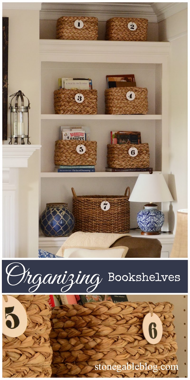 ORGANIZING THE BOOKSHELVES StoneGable