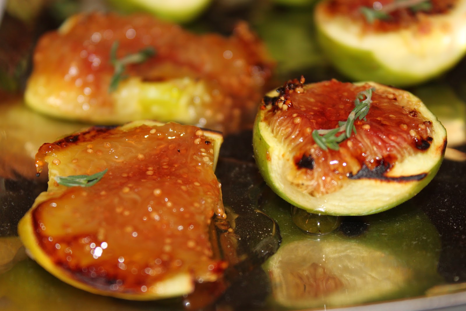 Domestic Divas Blog Grilled Figs with Honey & Thyme