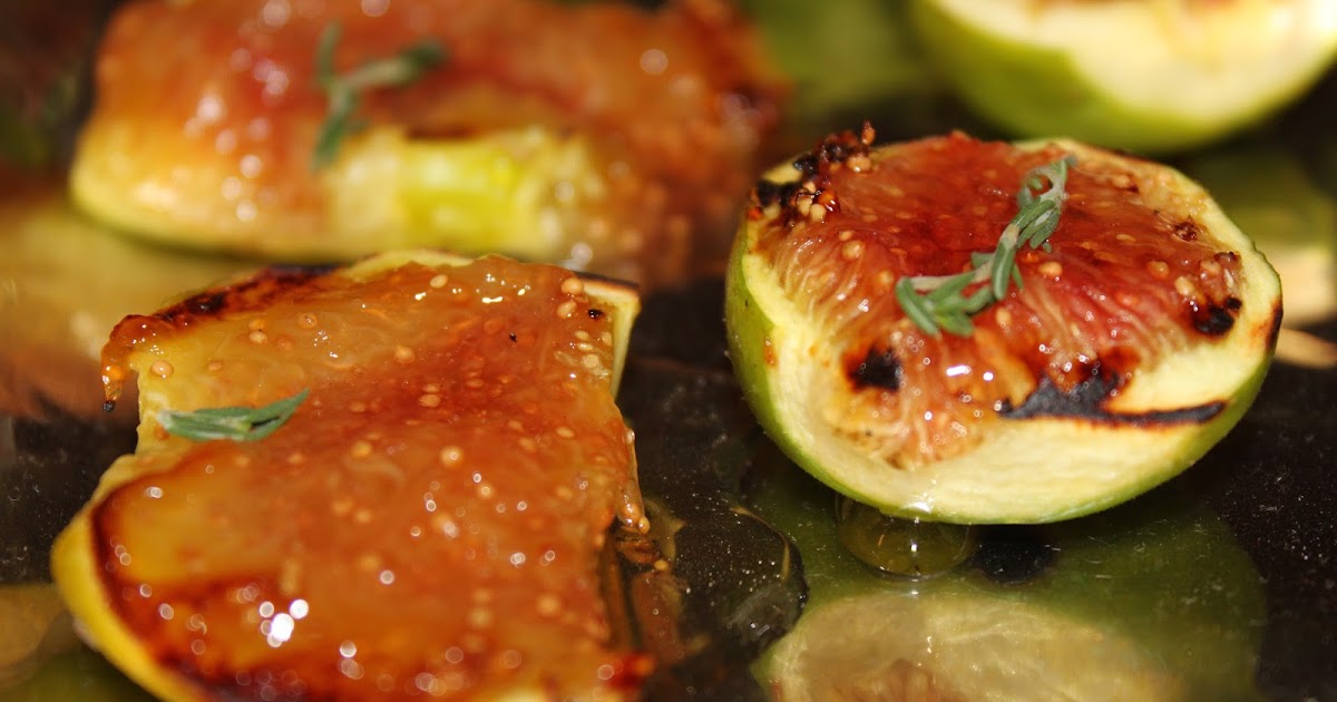 Domestic Divas Blog Grilled Figs with Honey & Thyme