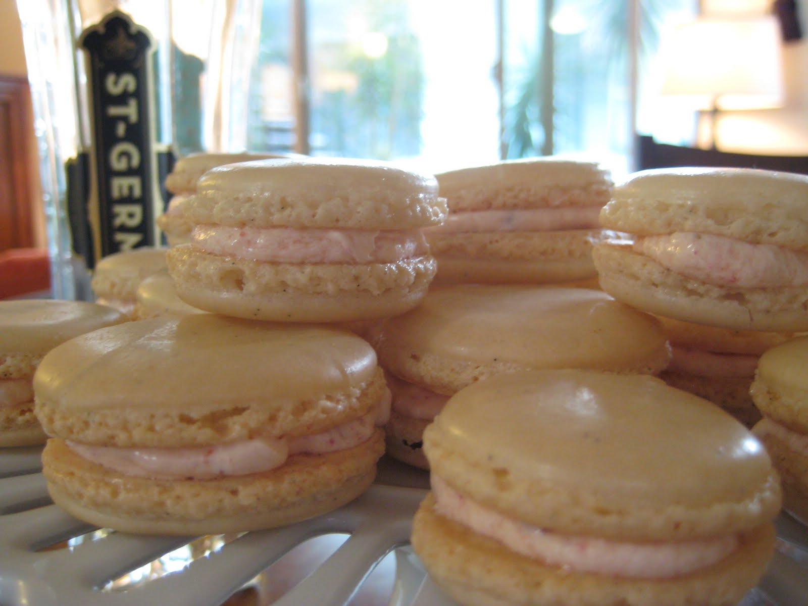 The Lush Chef Strawberry & St. Germain Macarons
