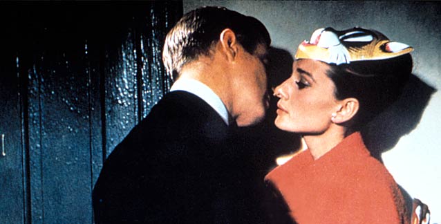  couple Audrey Hepburn and George Peppard from Breakfast at Tiffany's