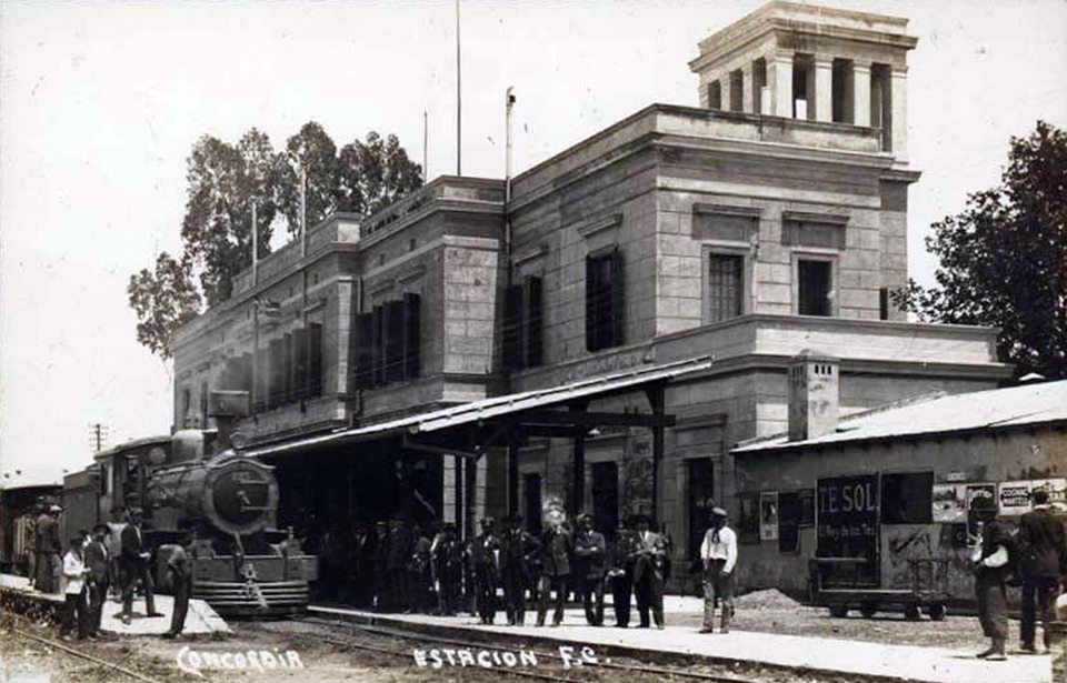 1941 - FFCC ENTRE RIOS, Estación Concordia Central.