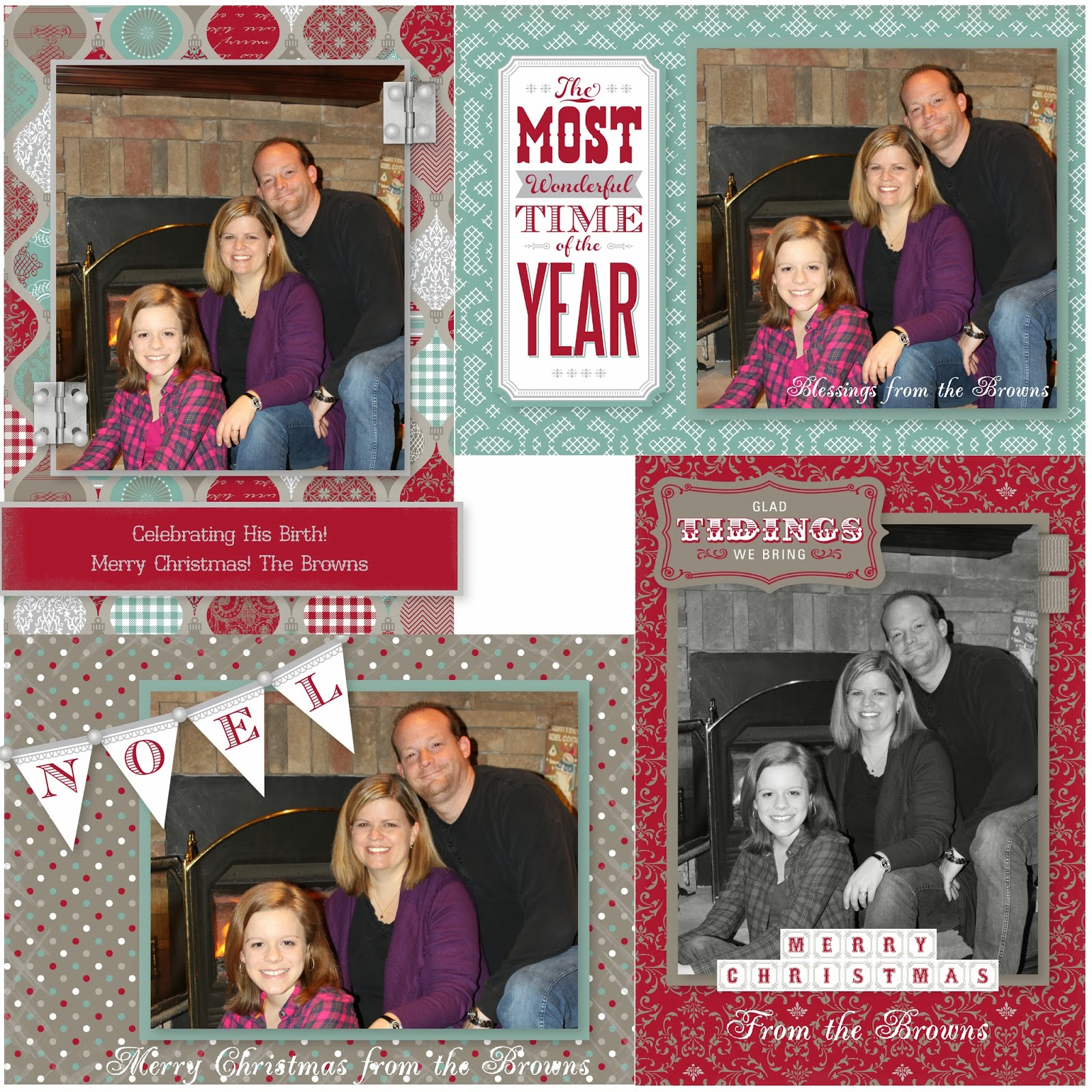 Show Me Scrapping Blog: How to make Custom Christmas Photo Cards in Studio J
