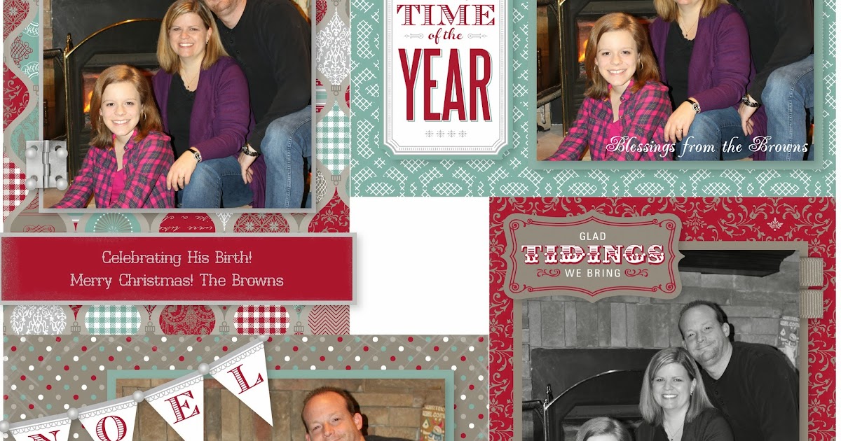 Show Me Scrapping Blog: How to make Custom Christmas Photo Cards in Studio J