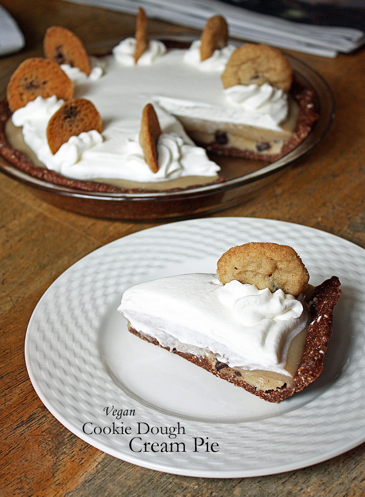 Chocolate chip cookie dough cream pie | How to Philosophize with Cake
