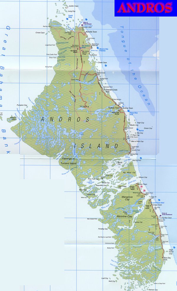 Wanderlust Island Dreaming South Andros Island, Bahamas